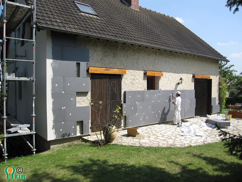 Isolation extérieure maison Utelle