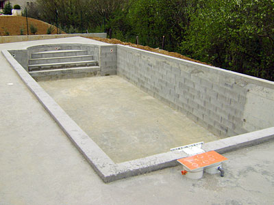 Création piscine béton à Saint-Paul-de-Vence